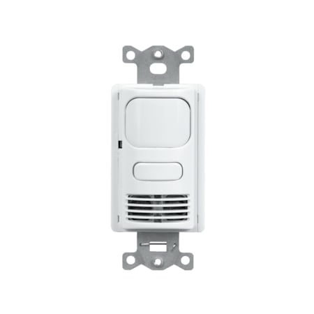 Hubbell Control Solutions LightHawk PIR/Ultrasonic Wall Switch Occupancy Sensor, Single Relay LHMTS1-G-WH